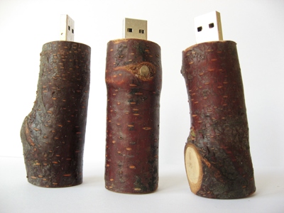 Wooden USB stick flash pen drive made of wood